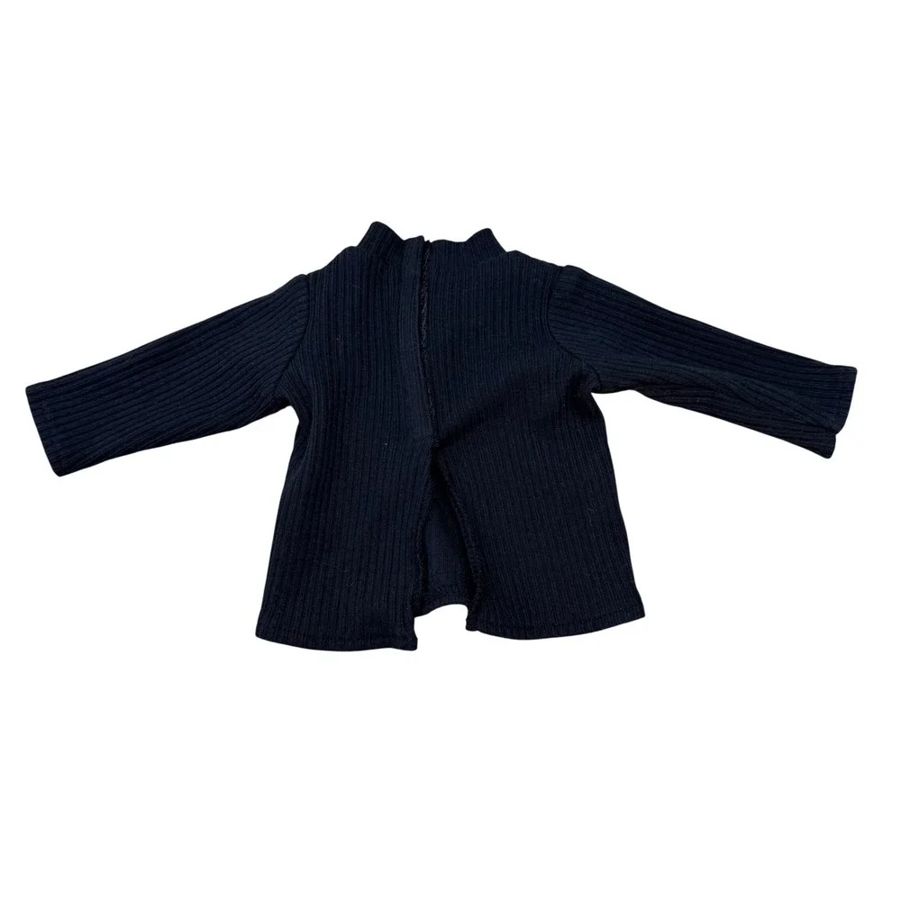American Girl black Ribbed long sleeve shirt Pleasant Company red jumper outfit